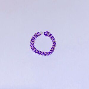 Hand Crafted Rubber Band Bracelet Fishtail Pattern